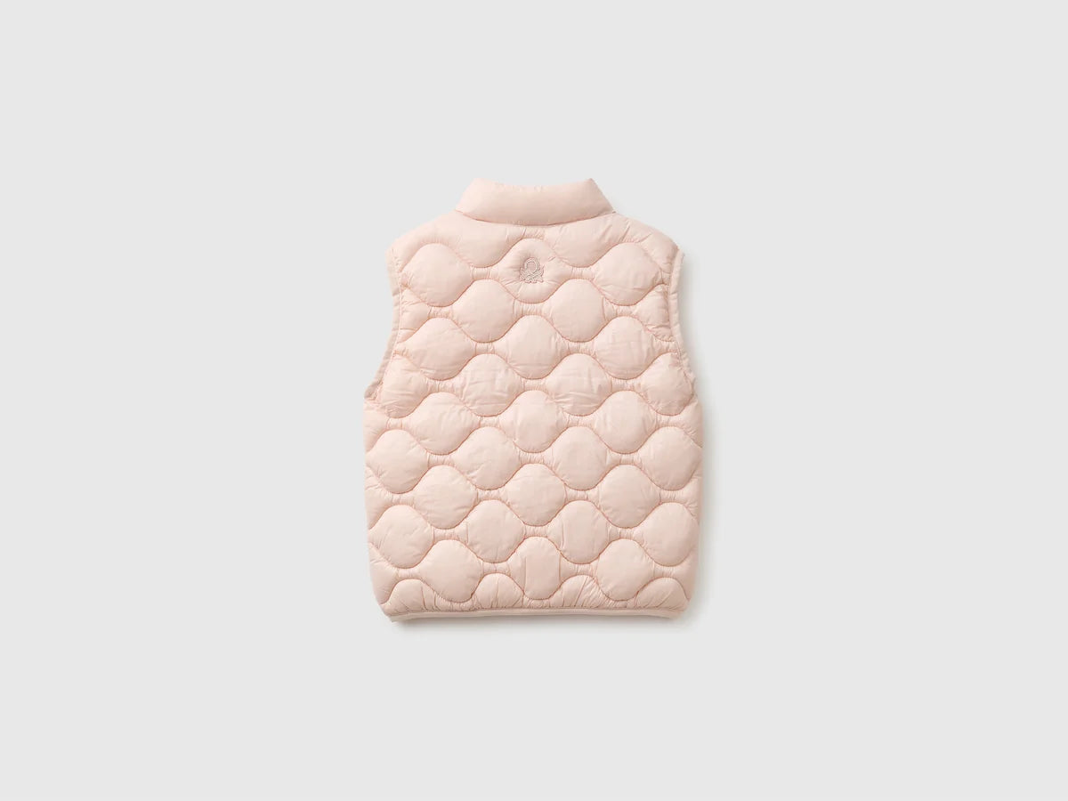 Padded sleeveless jacket