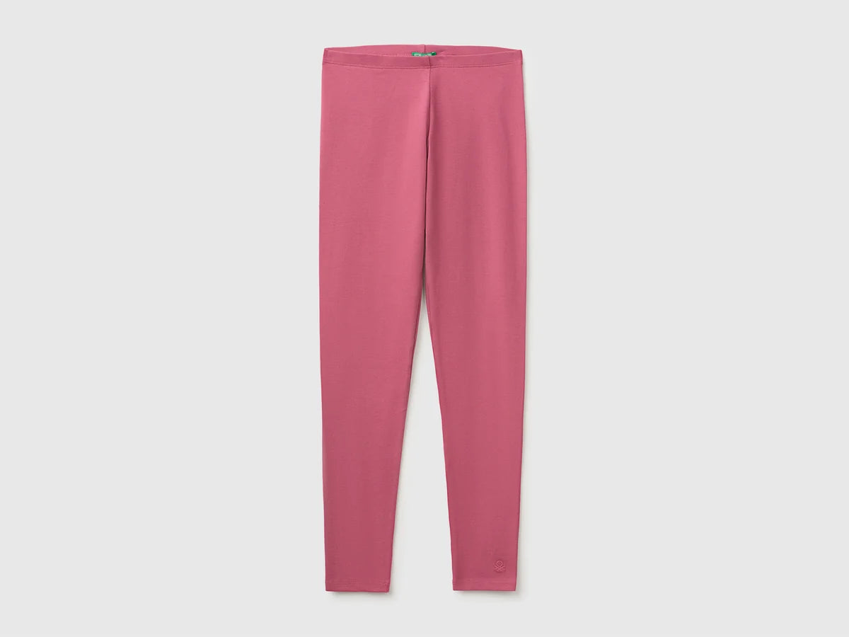 Stretch cotton leggings