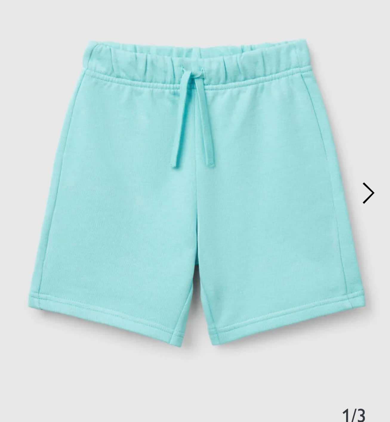 BERMUDA SHORTS IN PURE COTTON FLEECE