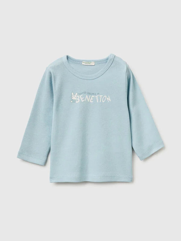 T-SHIRT IN ORGANIC COTTON WITH PRINT