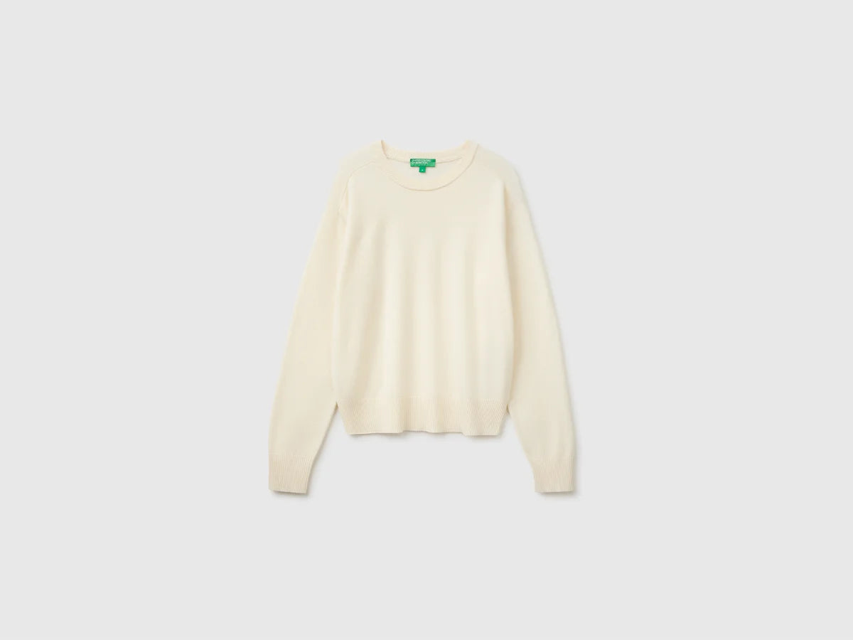 CREW NECK SWEATER CASHMERE BLEND