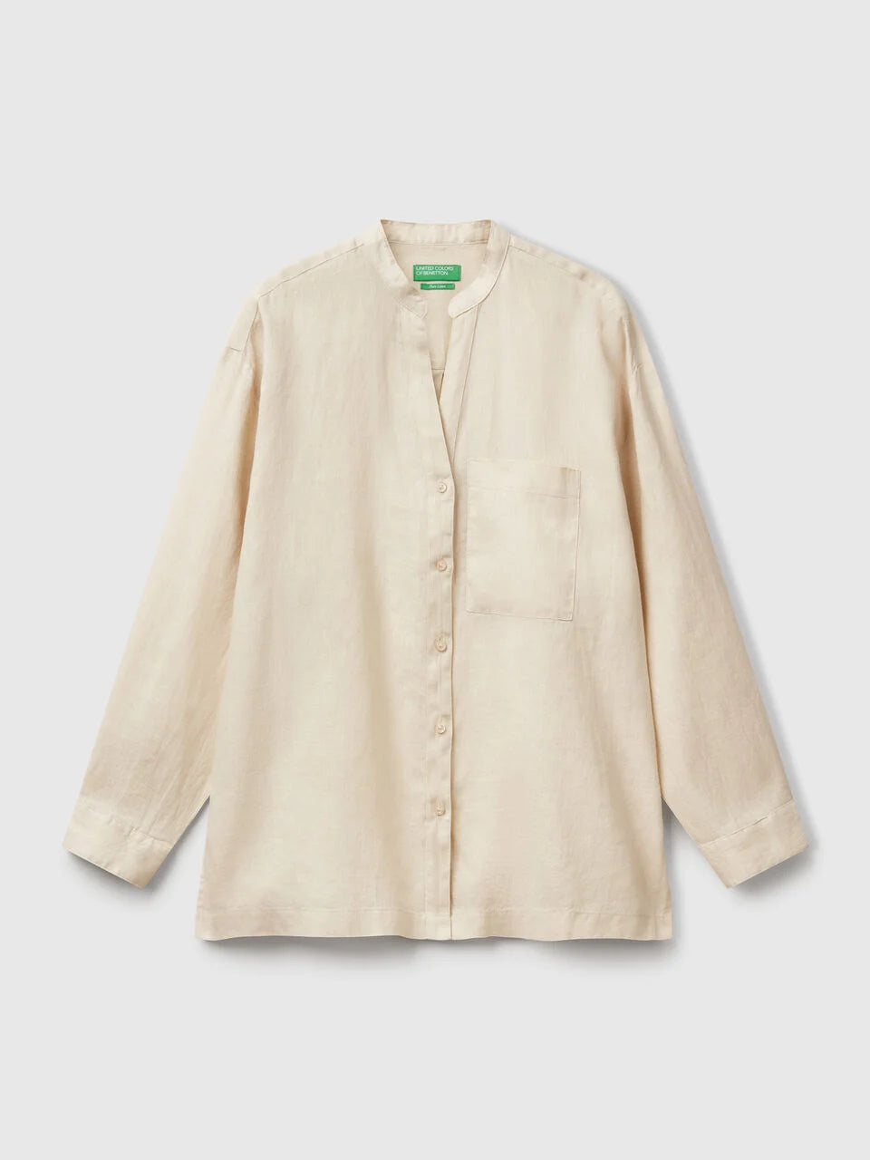 OVER SIZED PURE LINEN BLOUSE