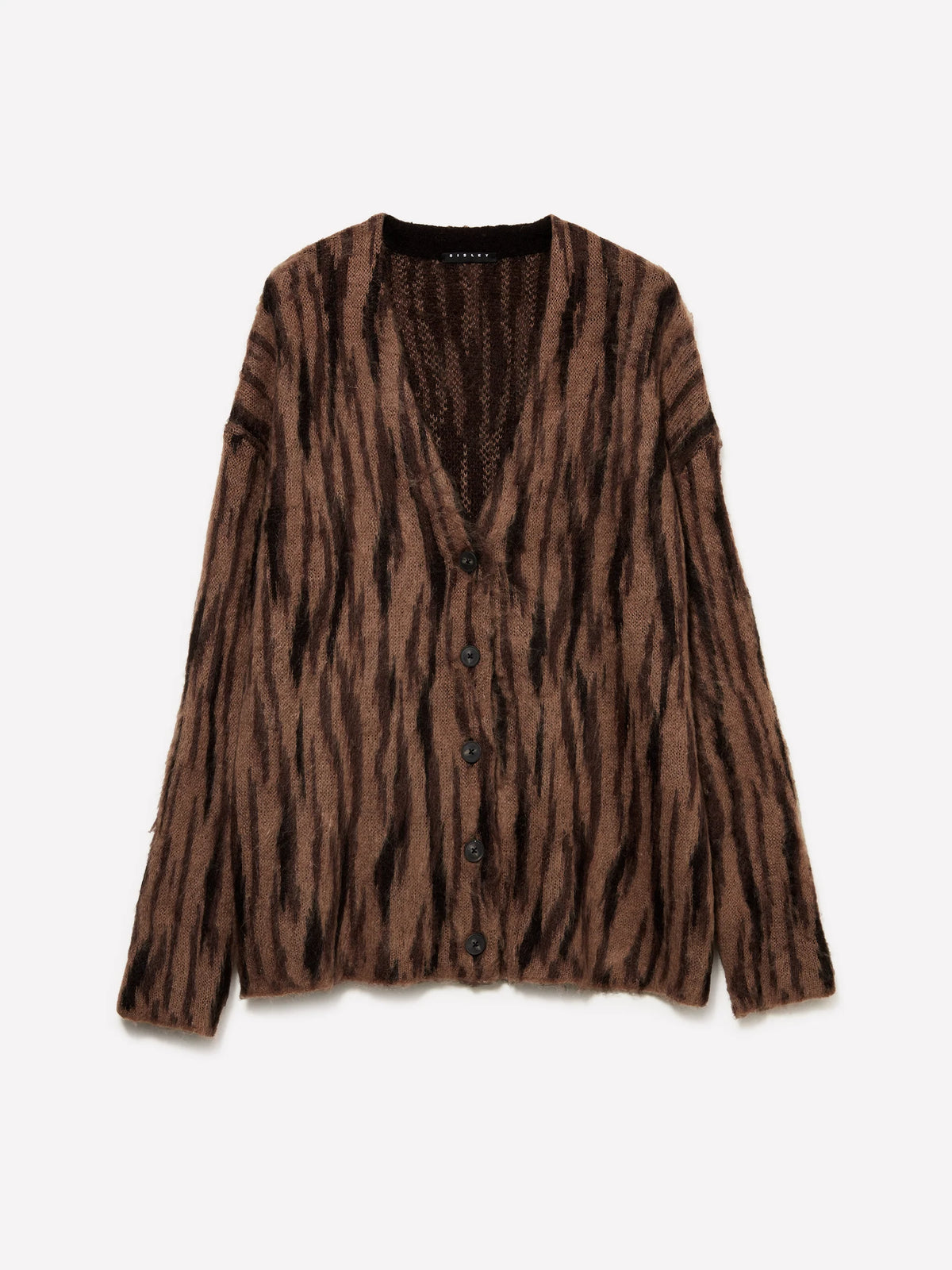 ANIMAL PRINT CARDIGAN