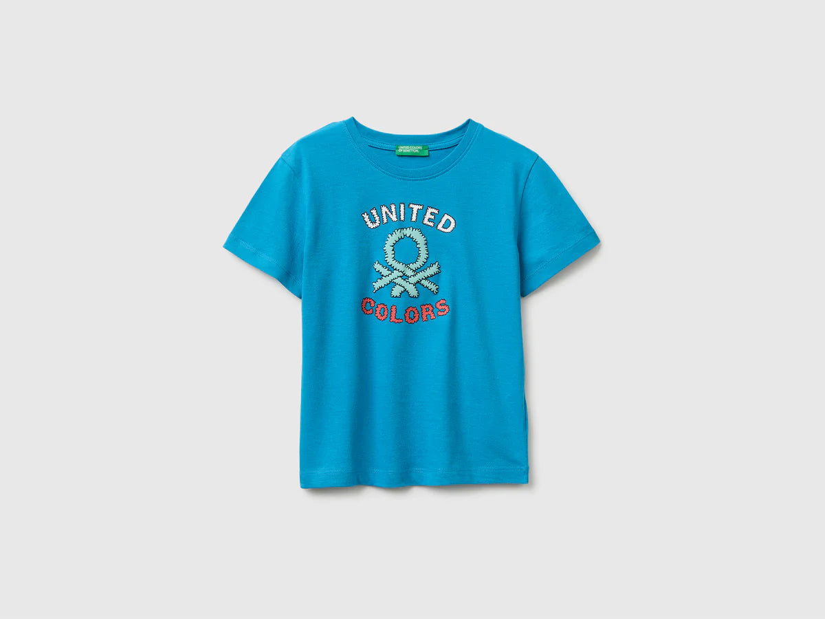 COTTON T-SHIRT WITH GRAPHIC