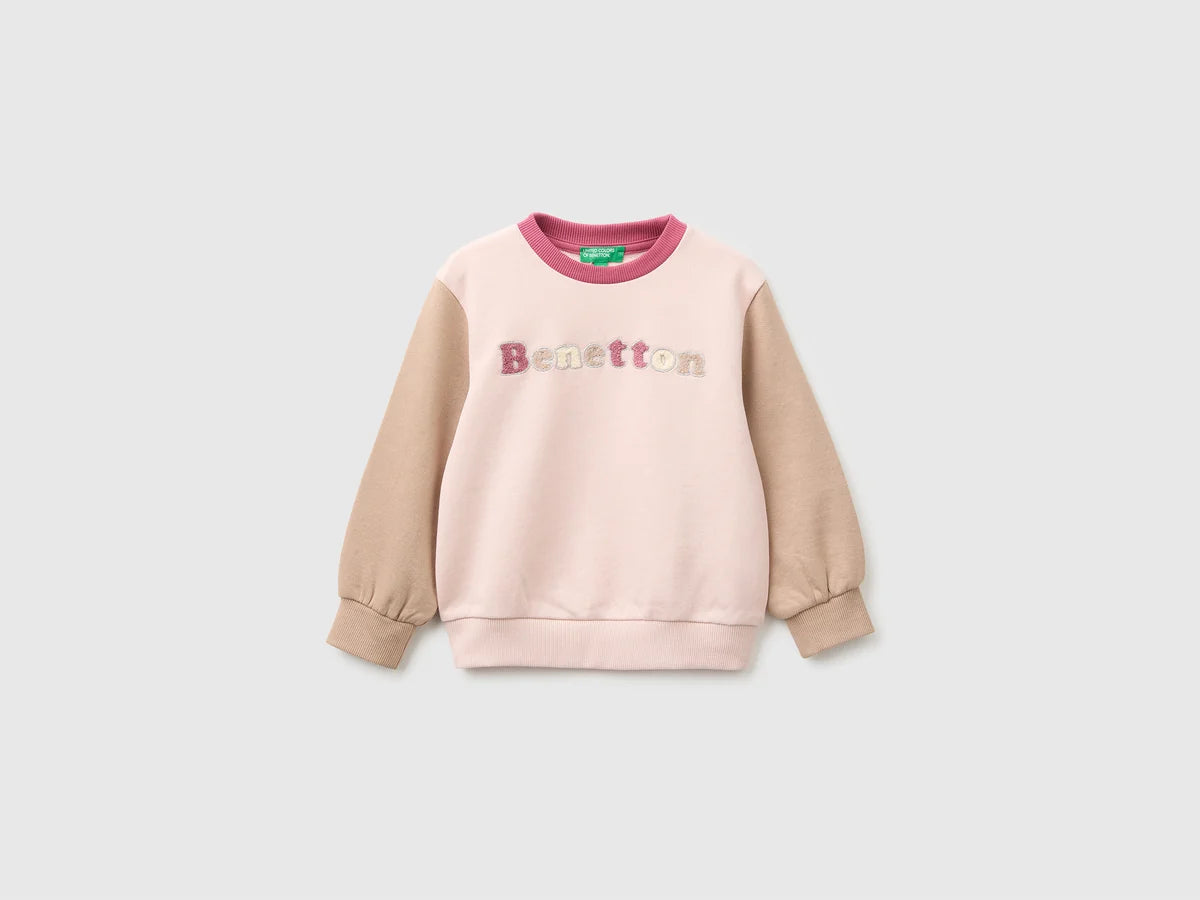 CREWNECK SWEATSHIRT WITH EMBROIDERY