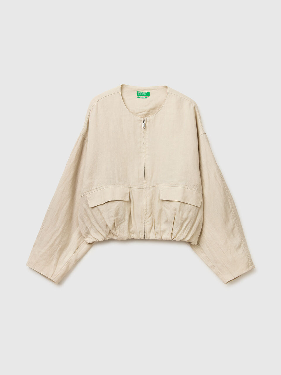 PURE LINEN BOMBER