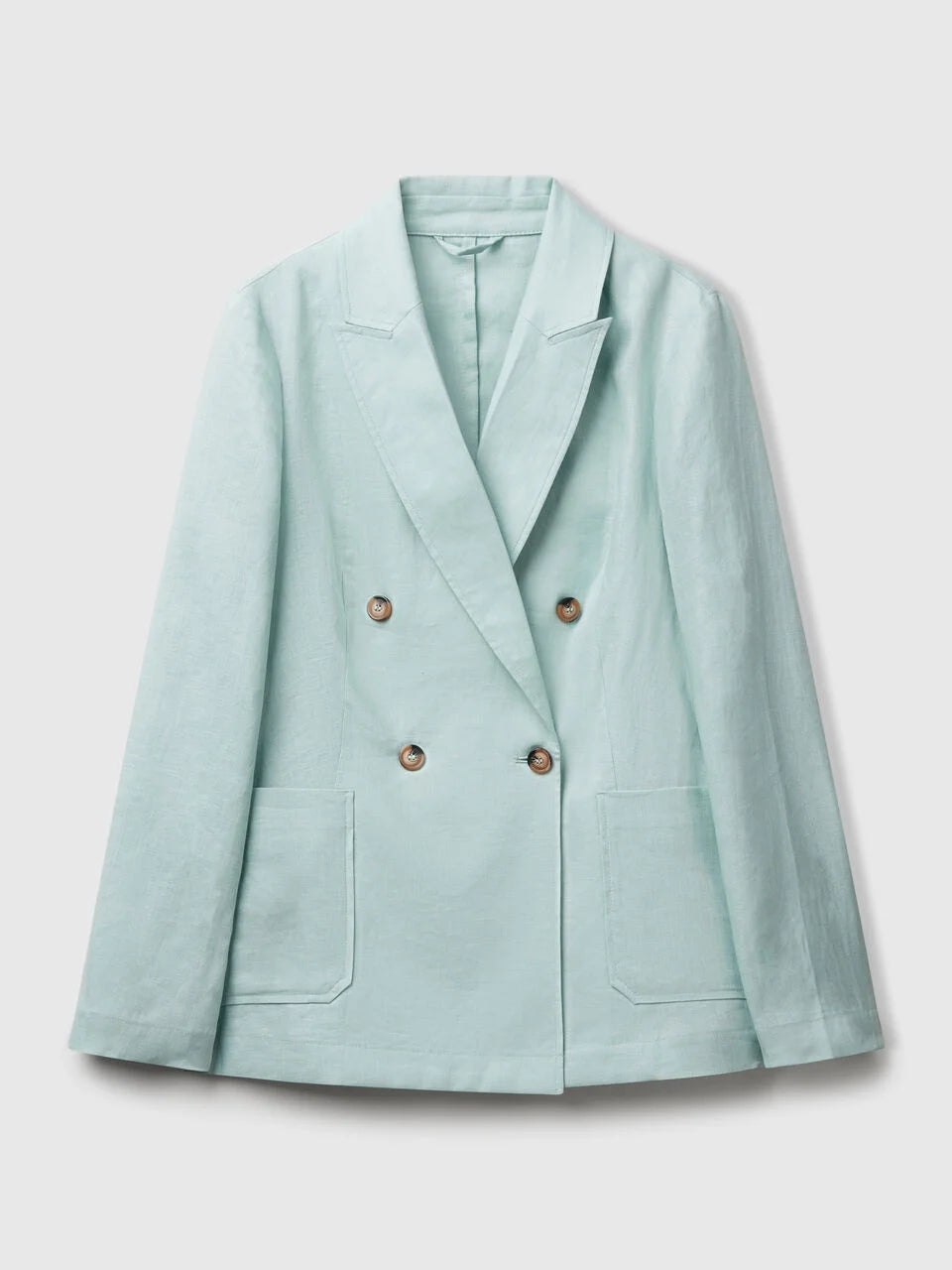 DOUBLE BREASTED LINEN JACKET