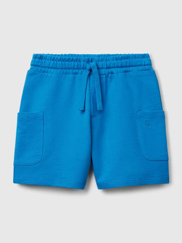KID BOY COTTON SHORT WITH POCKETS