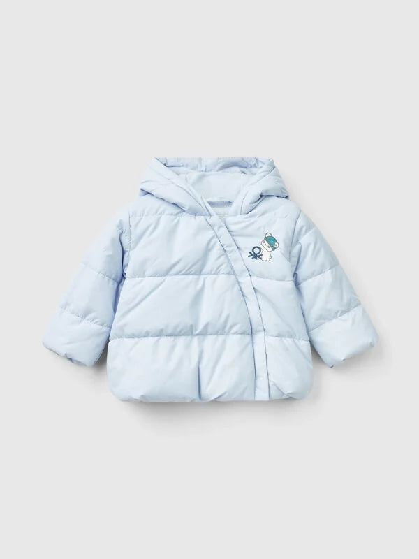 PADDED BABY COAT WITH HOOD