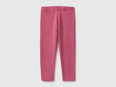 Stretch cotton leggings