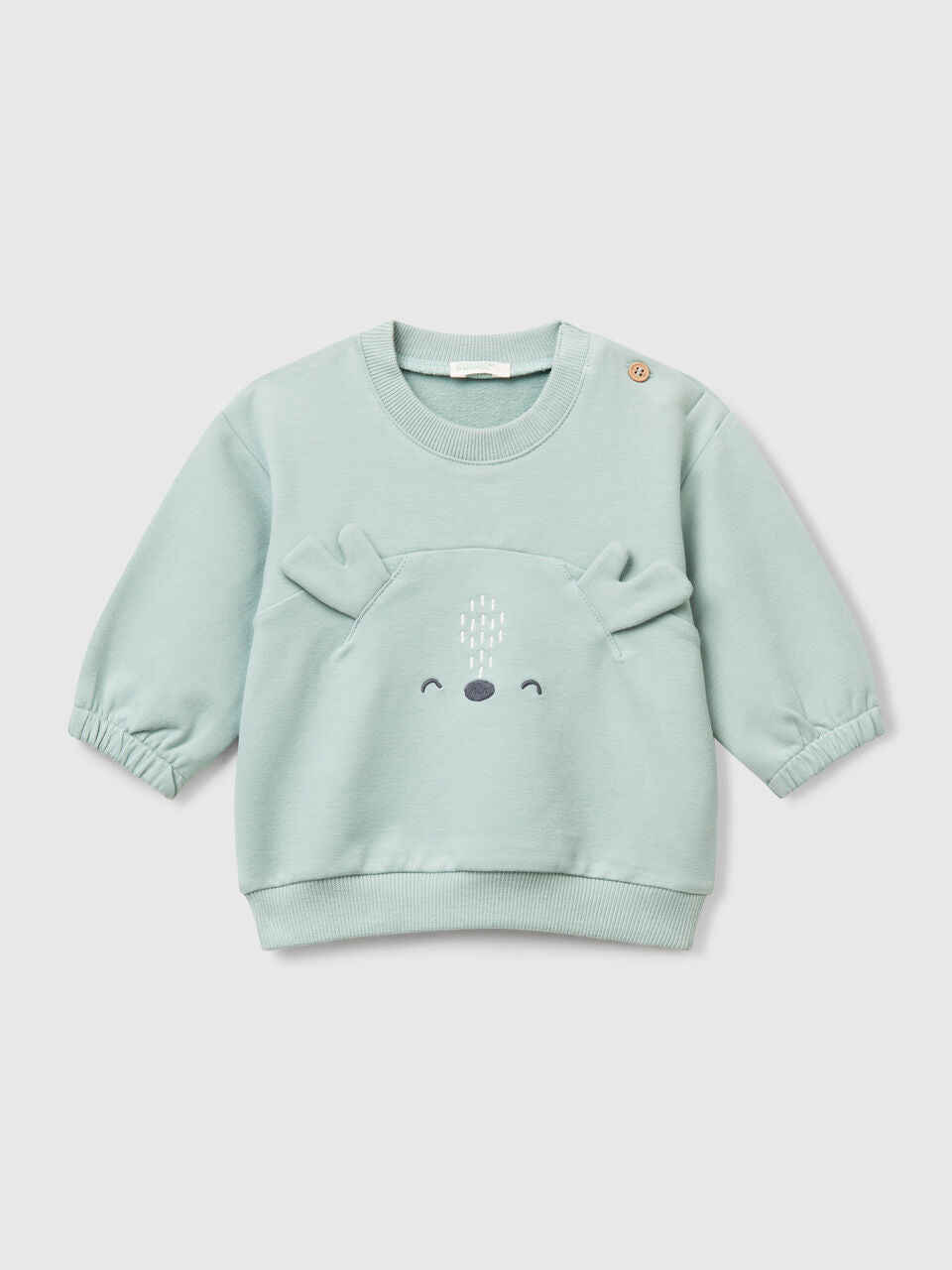 BABY SWEATSHIRT WITH ANIMAL EARS