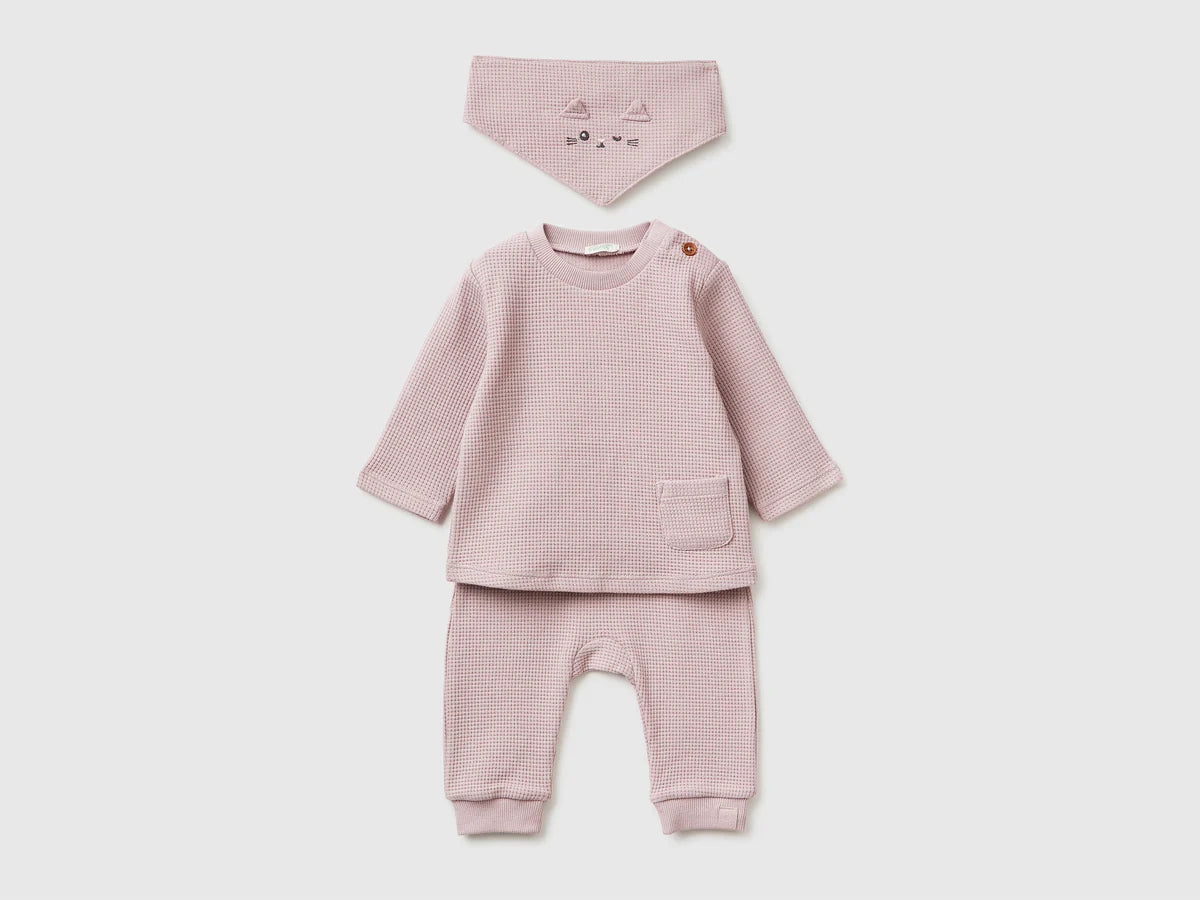 Cotton waffle set