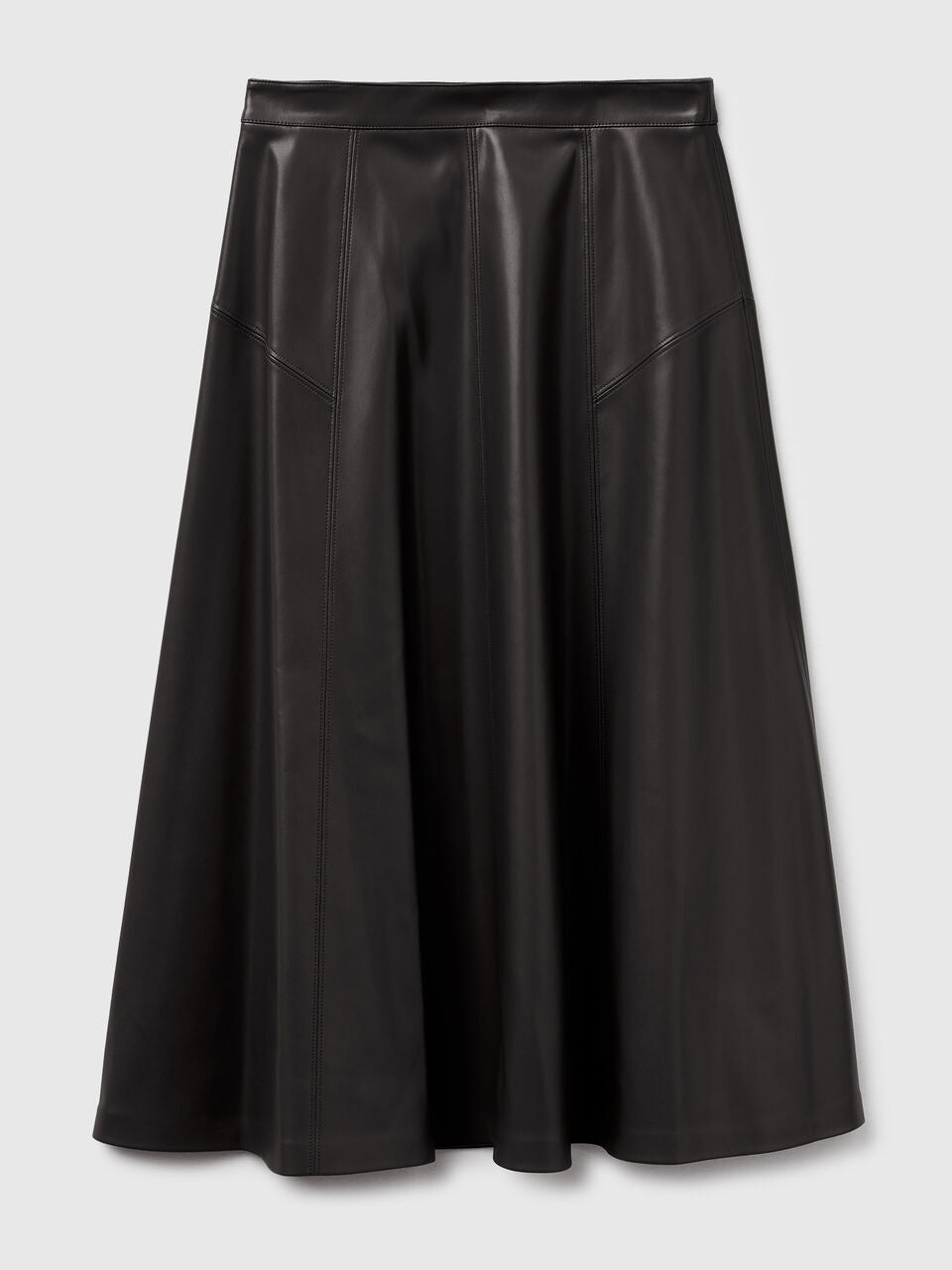 IMITATION LEATHER SKIRT