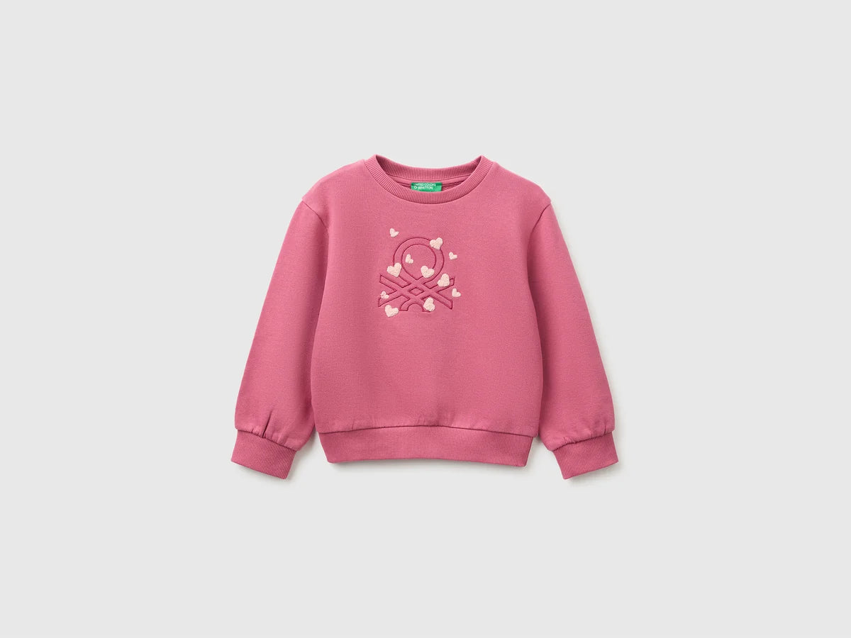 CREWNECK SWEATSHIRT WITH EMBROIDERY