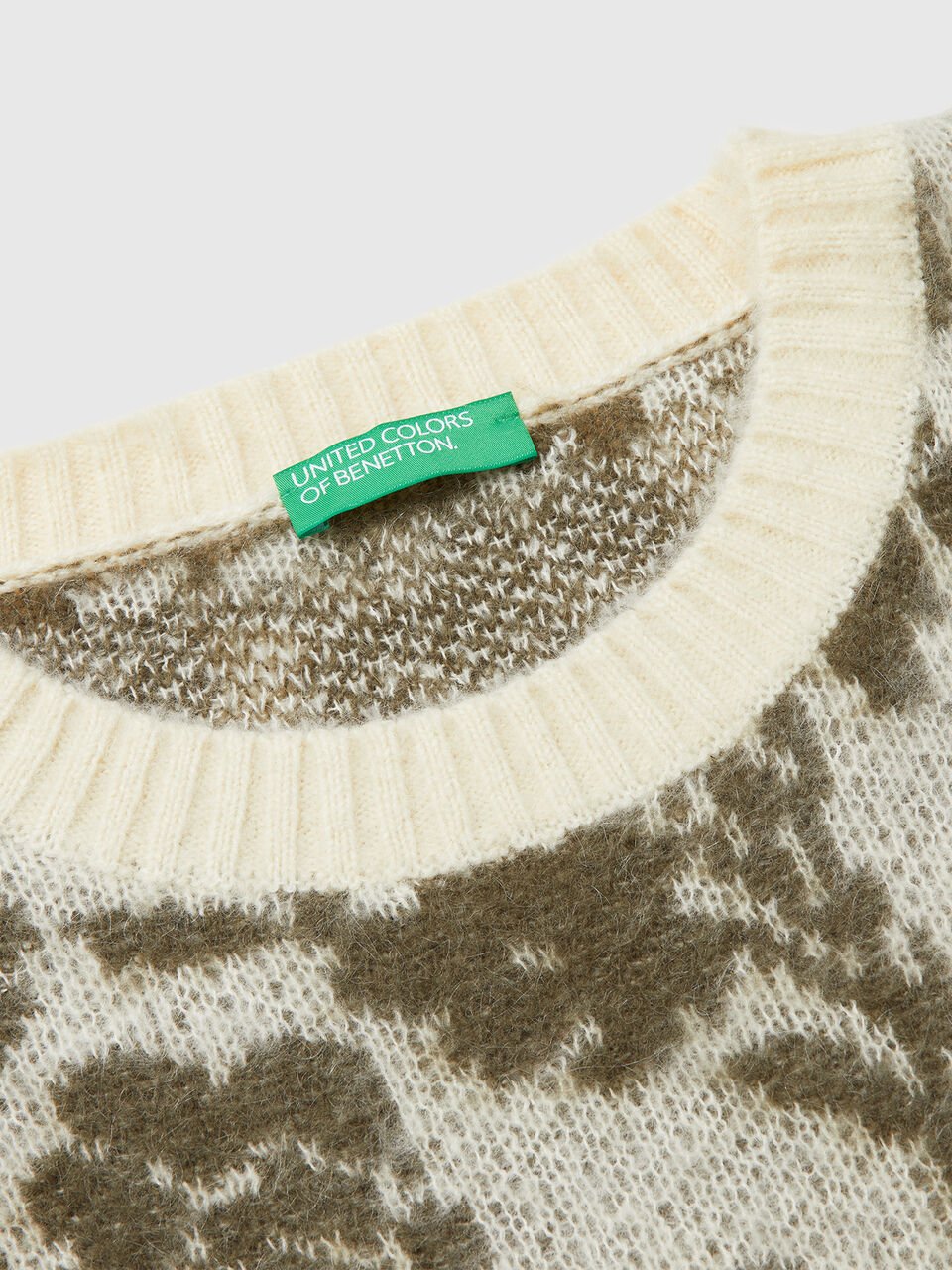 Sweater with Floral Pattern