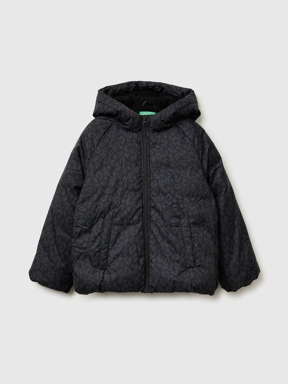 ANIMAL PRINT PADDED COAT