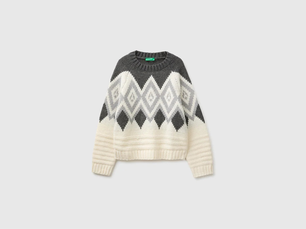 Nordic jacquard jumper