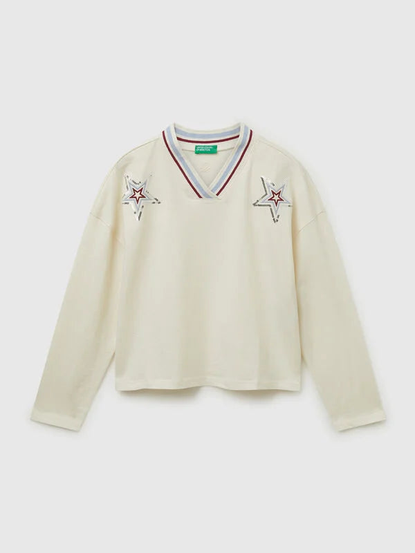 JUNIOR GIRL SEQUIN T-SHIRT