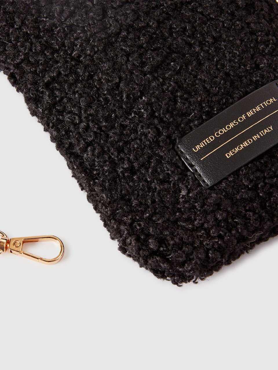 Faux Fur Cell Phone Holder