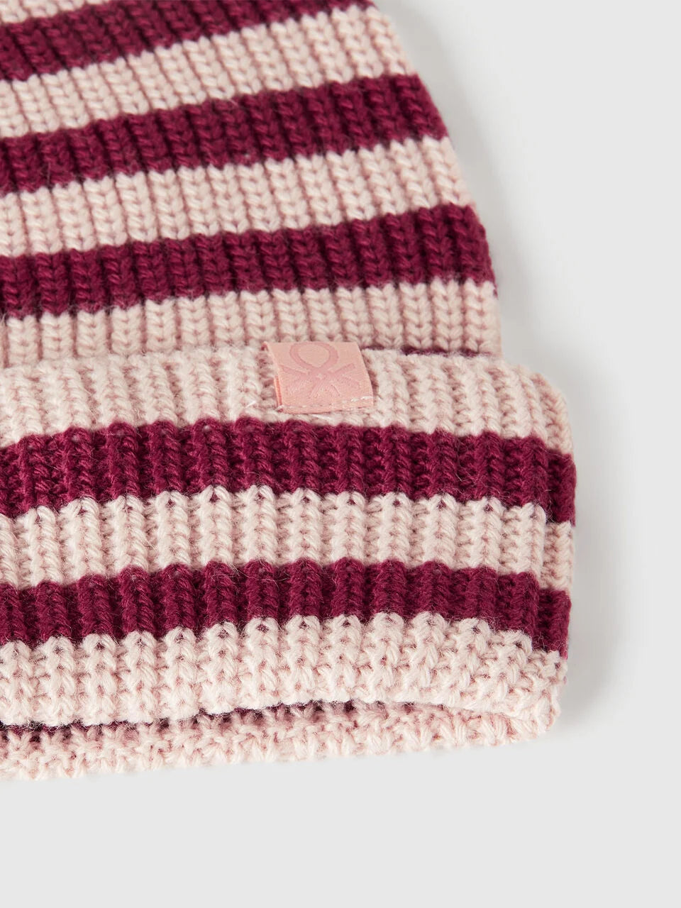 Two-tone striped hat