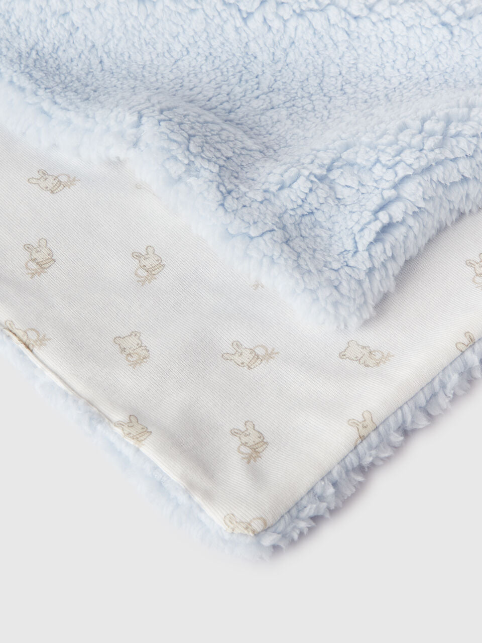 TEDDY LOOK BLANKET BLUE