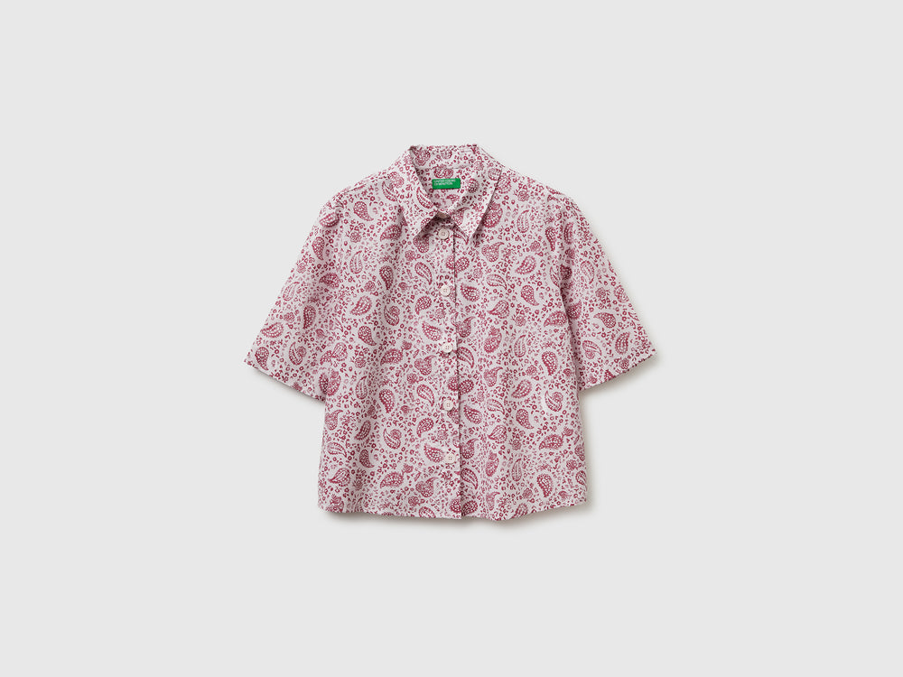 Short sleeve patterned shirt