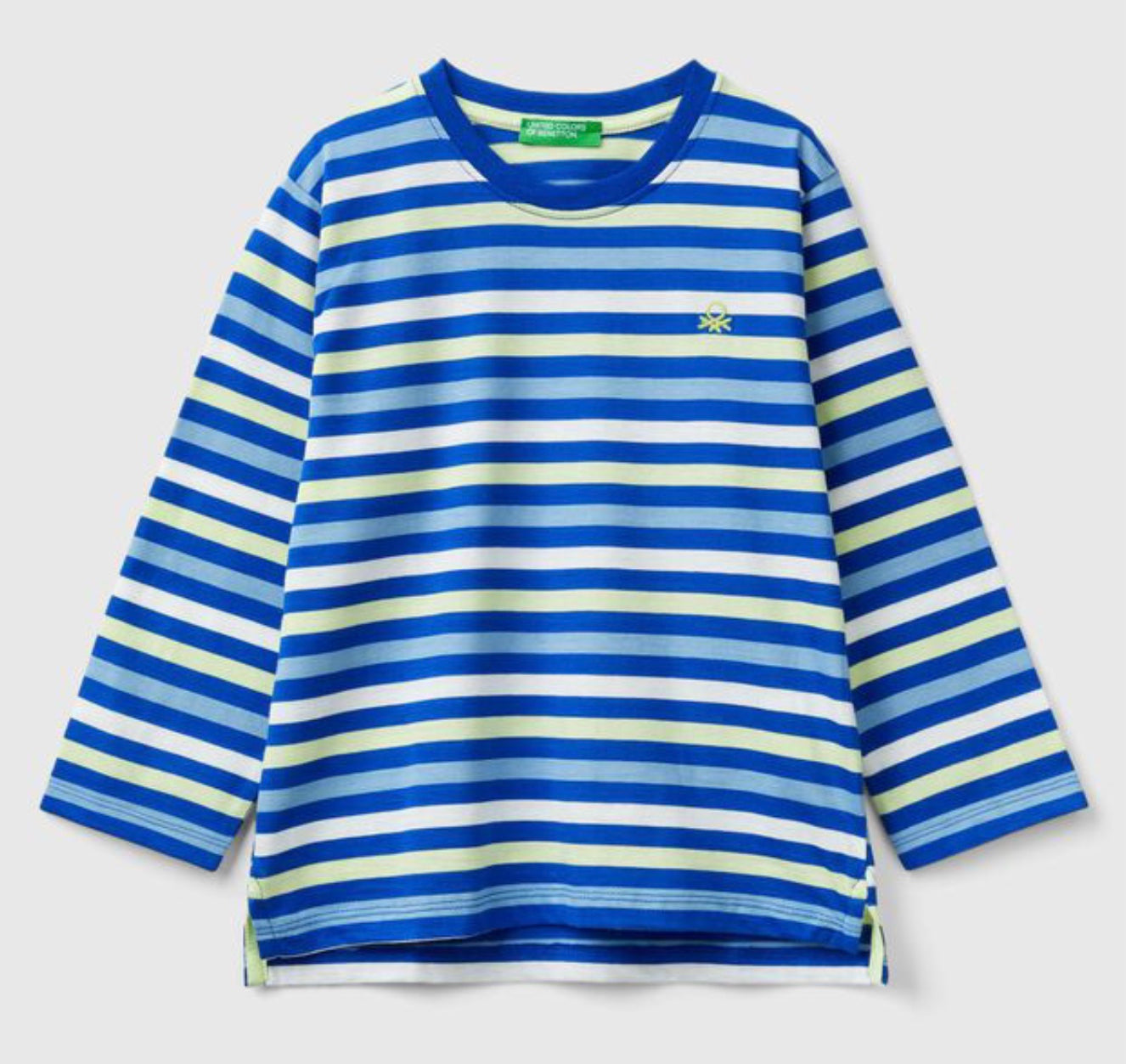 Kid boy striped T-shirt in 100% cotton