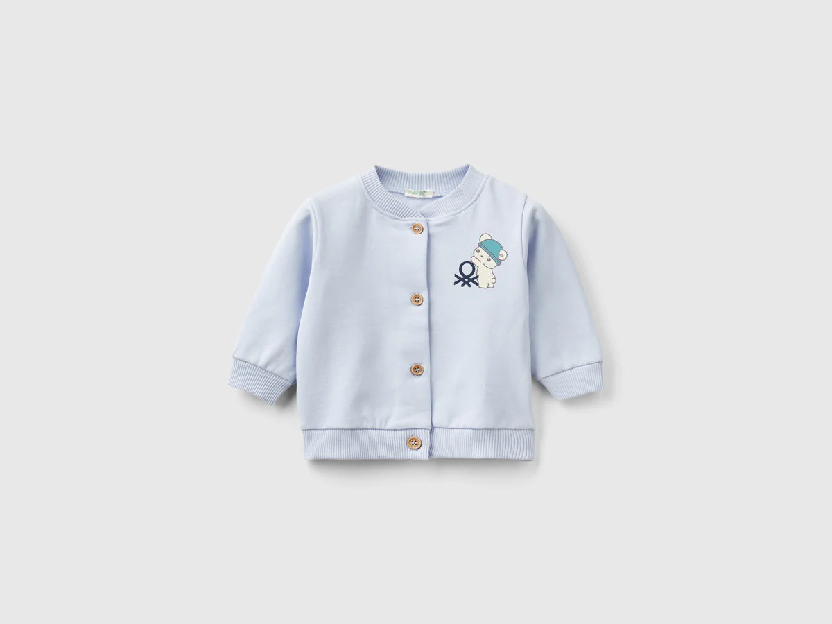 Cotton sweat jacket