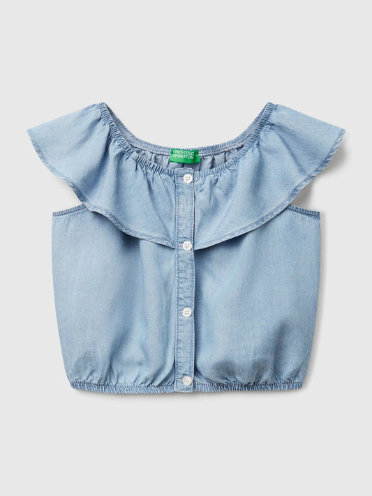 JUNIOR GIRL RUFFLE BLOUSE
