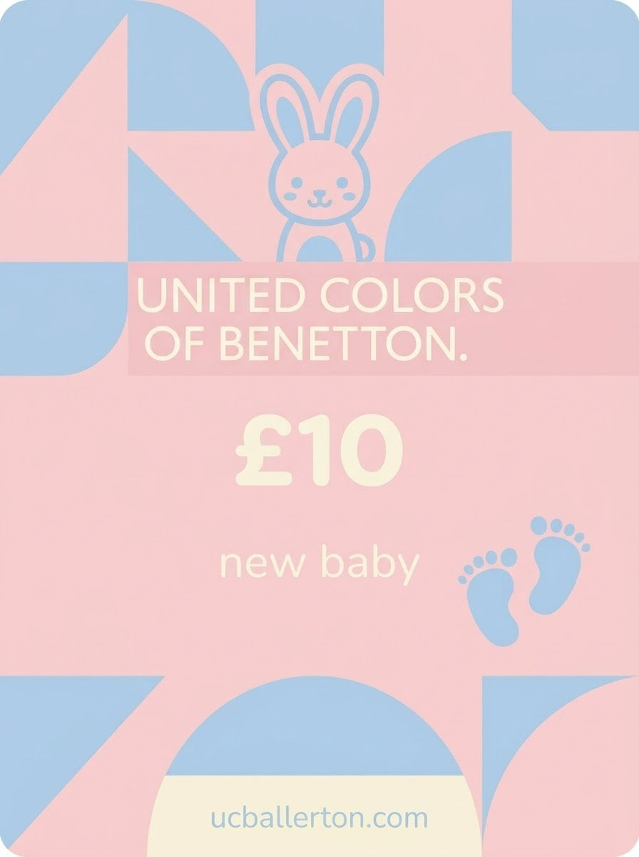 New baby £10 gift voucher