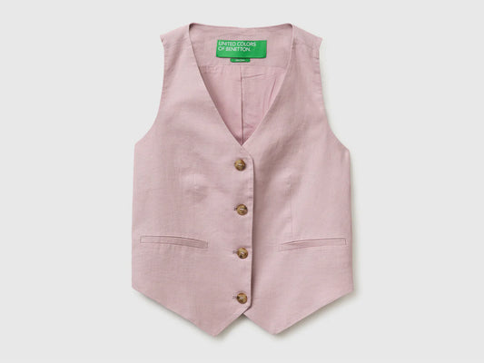 100% LINEN WAISTCOAT