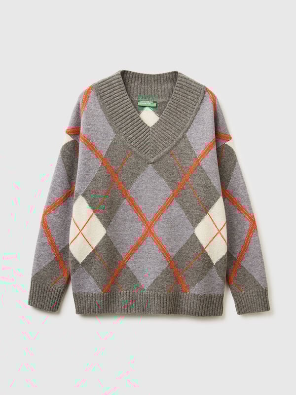 DIAMOND INLAY JUMPER