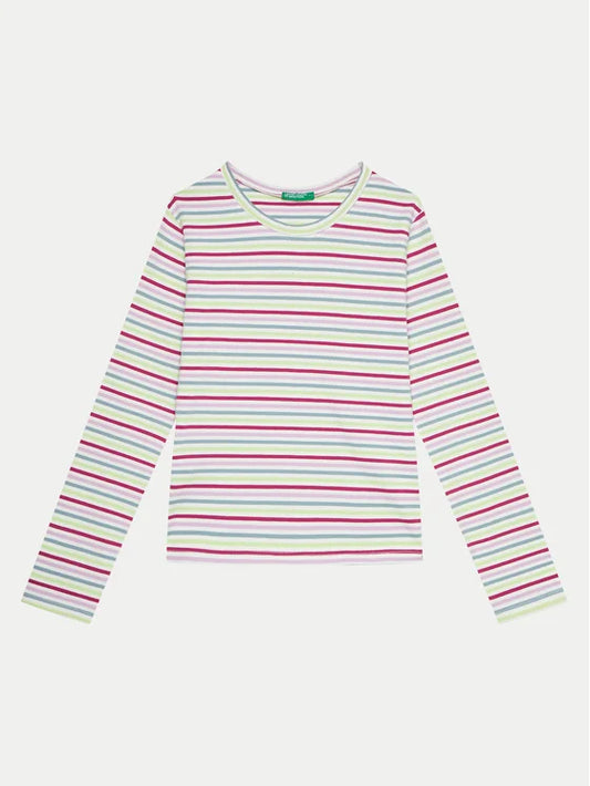 JUNIOR GIRL, COTTON LONG SLEEVE T-SHIRT