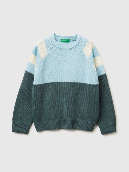 COLOUR BLOCK JUMPER