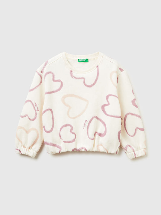 WARM TOUCH PRINTED SWEATSHIRT