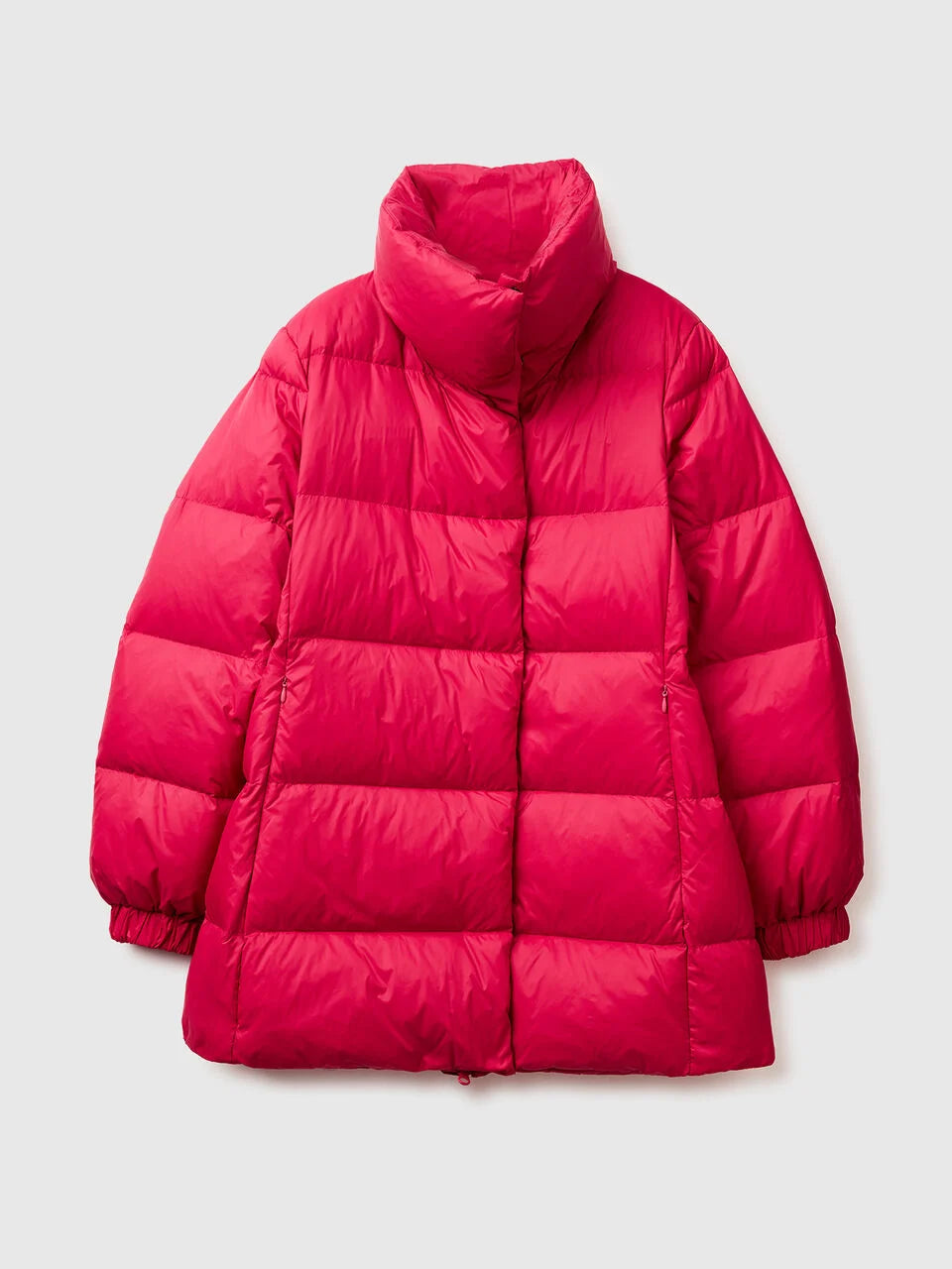 LONG PUFFER JACKET WITH RECYCLED DOWN
