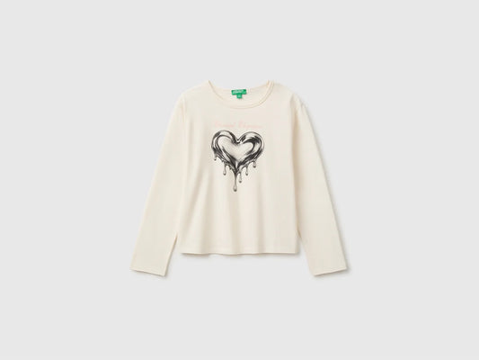 LONG SLEEVE T-SHIRT WITH PRINT