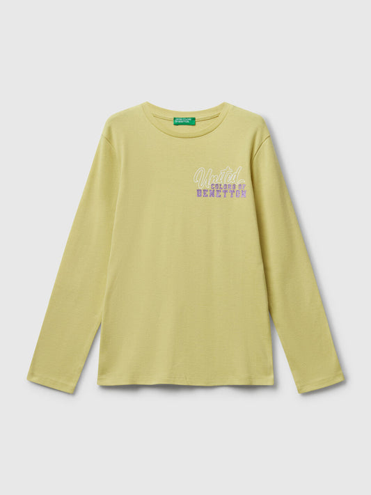 JUNIOR GIRL COTTON LONG SLEEVE T-SHIRT