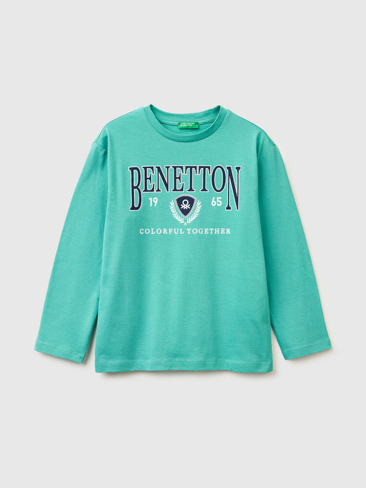 COTTON LONG SLEEVE T-SHIRT