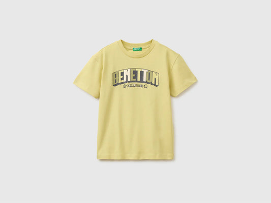 ORGANIC COTTON T-SHIRT WITH LOGO PRINT