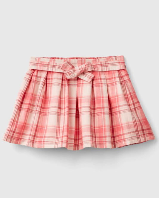 Kid girl tartan skirt