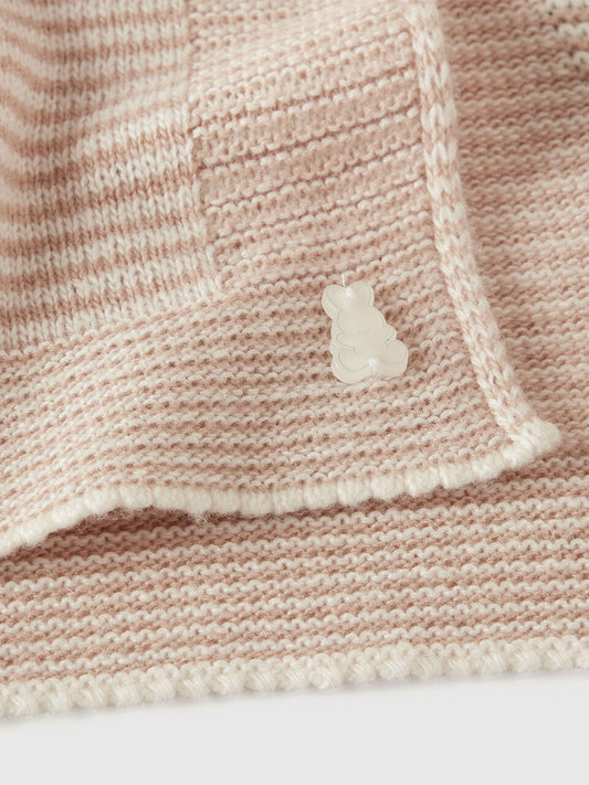 CREAM STRIPE BLANKET