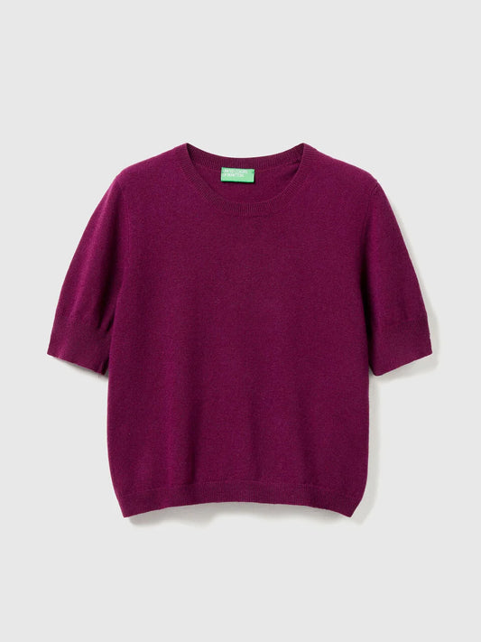 SHORT SLEEVE MERINO JUMPER