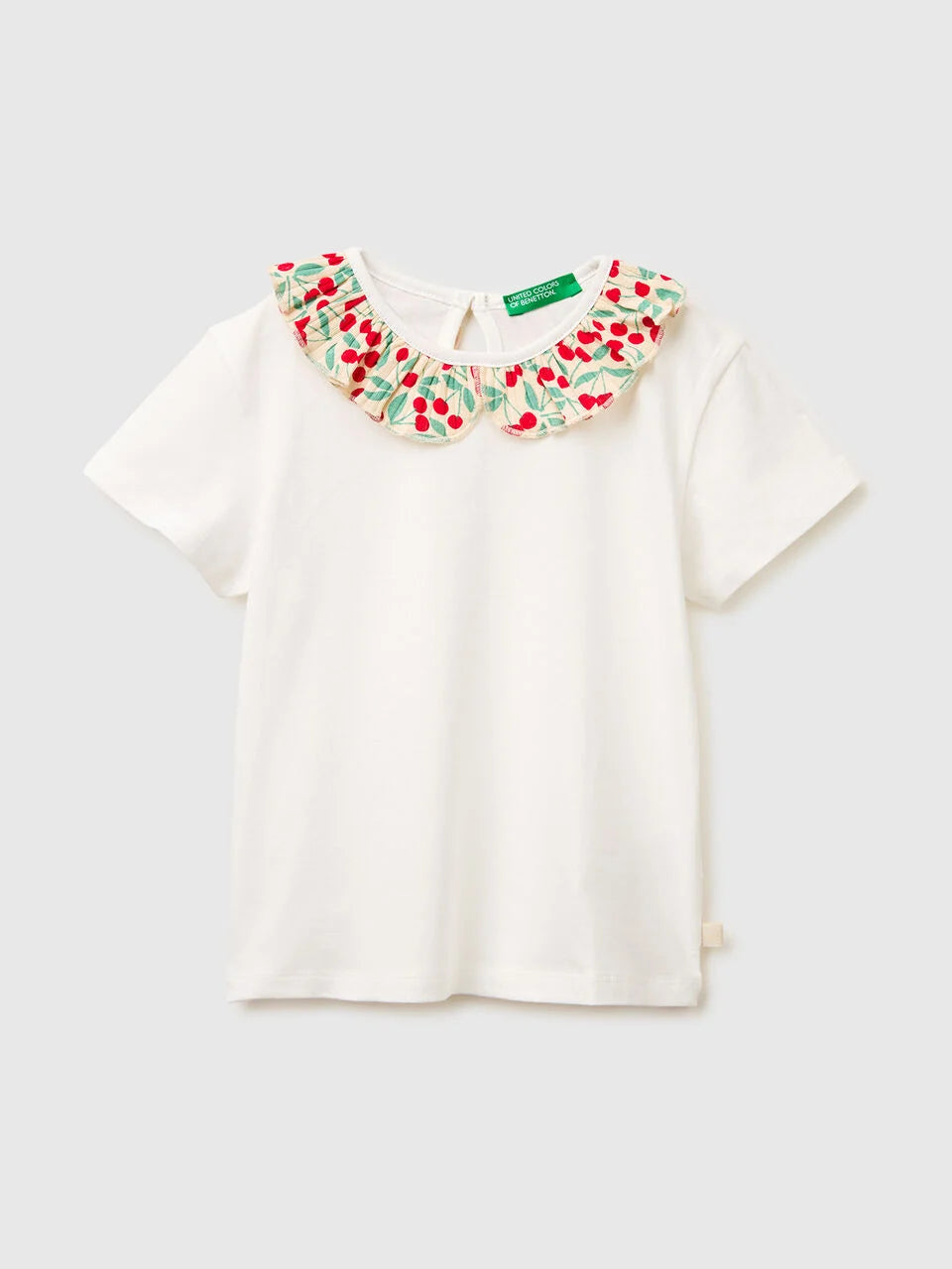 Frill detail T-shirt