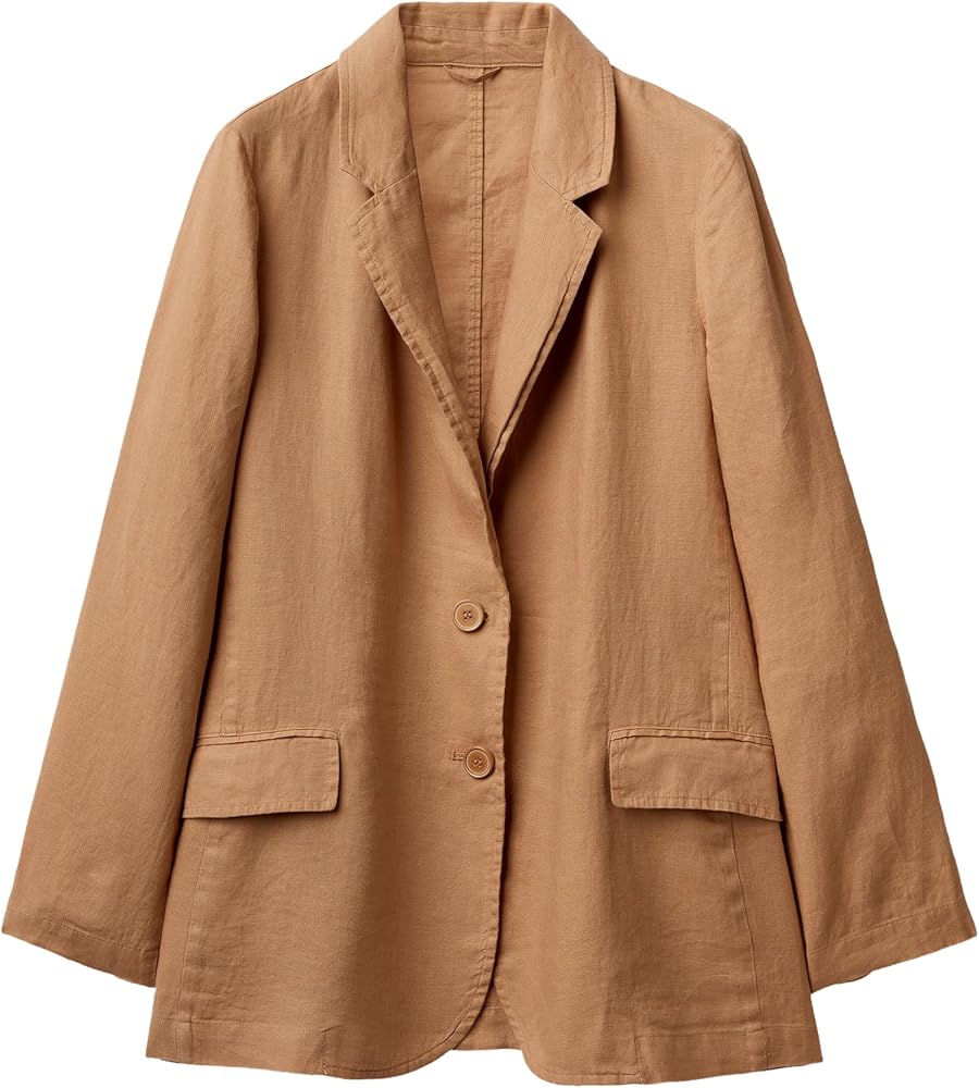 100% linen blazer