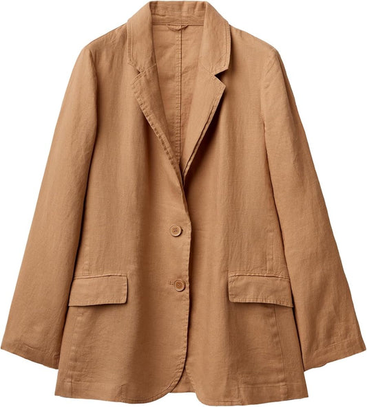 100% linen blazer