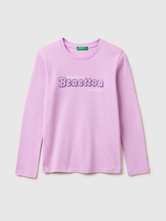 Cotton T-shirt long sleeve
