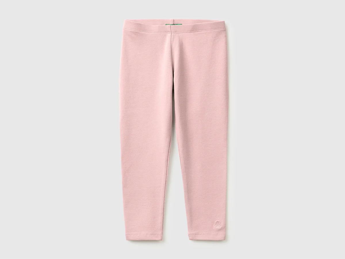 Stretch cotton leggings