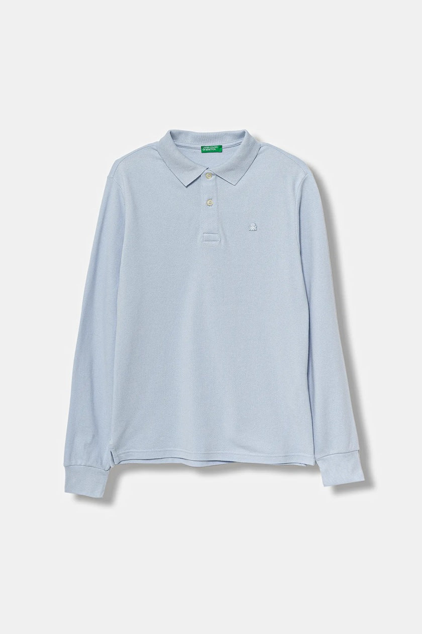LONG SLEEVE POLO TOP