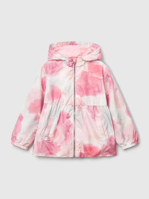 KID GIRL PEPLUM RAIN COAT